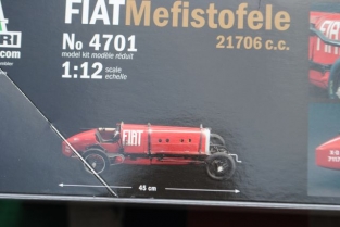 Italeri 4701 FIAT MEFISTOFELE 2106 c.c.